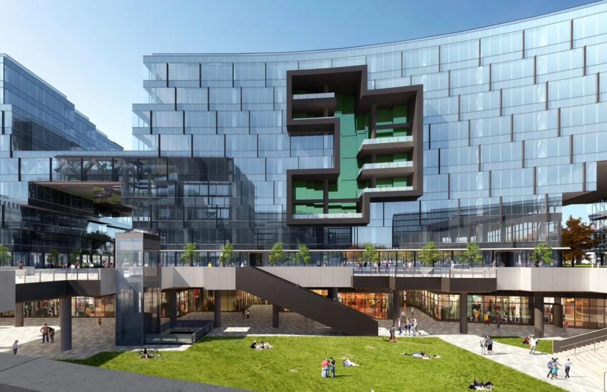 BIM建筑|律动绿洲，超越凝固时刻：临空超大型围合式建筑 / BAU建筑与城市设计事务所