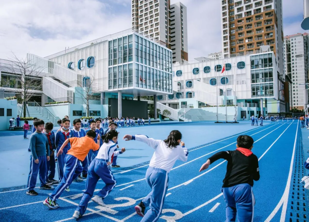 BIM建筑|学习层台—深圳福强小学 / 众建筑