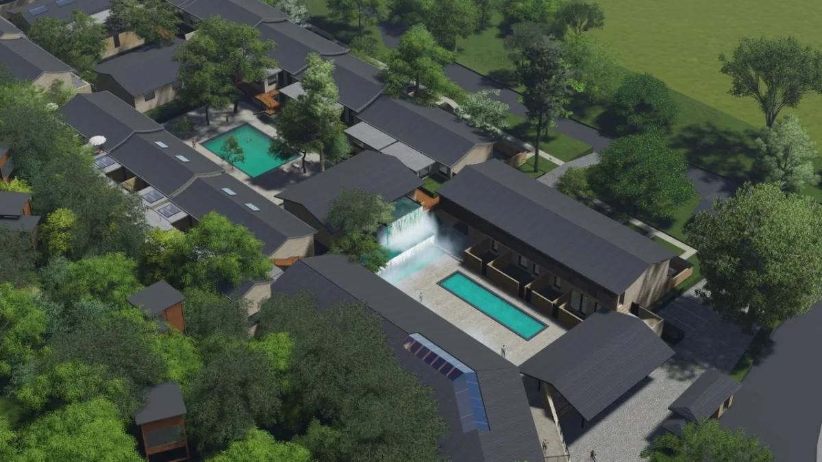 BIM建筑|瀑布下的诗意栖居:尧珈•瀑布村 /上海尧舜建筑设计有限公司