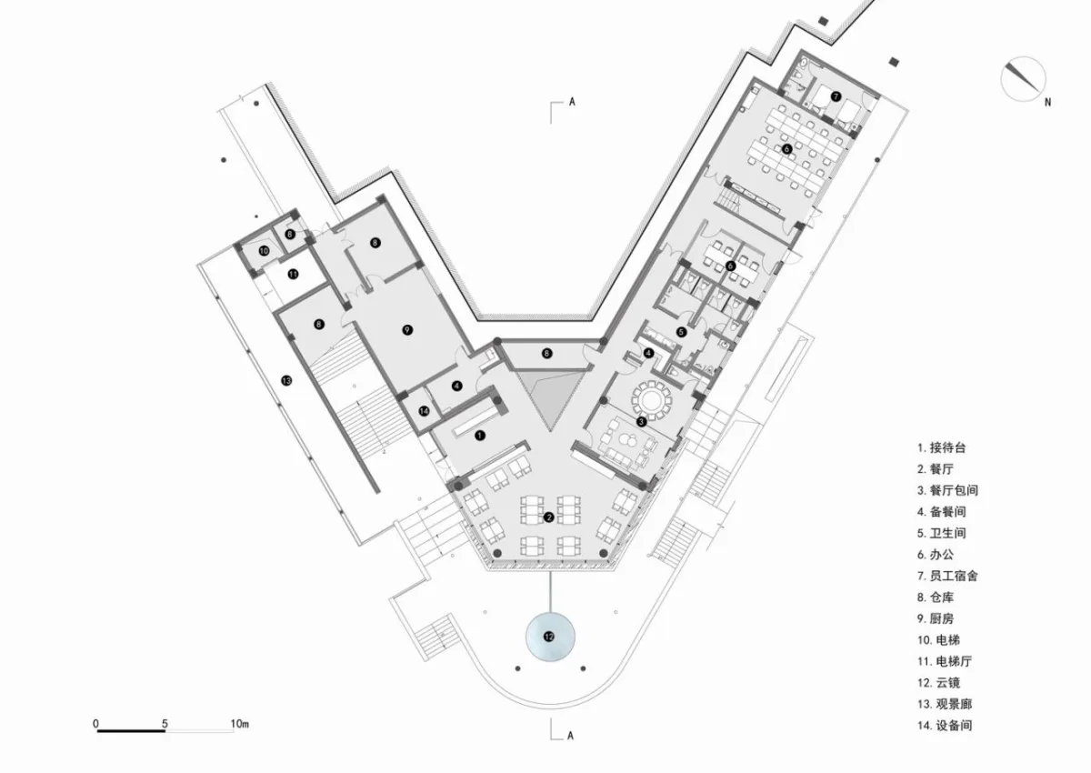 BIM建筑|化作天上的星星, 静美的灵魂栖息地：石家庄安德生命纪念公园·云镜 / 小隐建筑