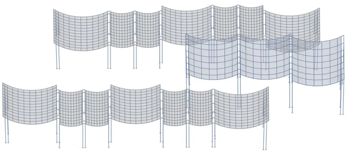 BIM建筑|径山花海帐亭 / 浙江农林大学园林设计院 + 杭州东维建筑