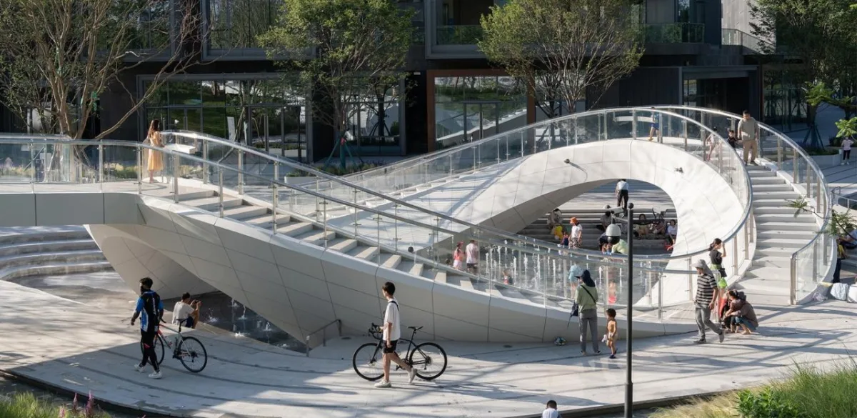 BIM建筑|景观设计：麓湖水线公园 / Lab D+H