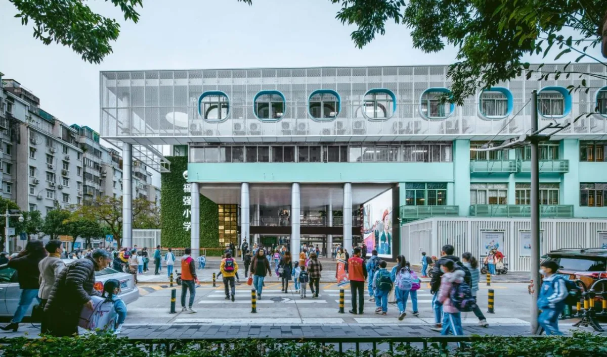 BIM建筑|学习层台—深圳福强小学 / 众建筑