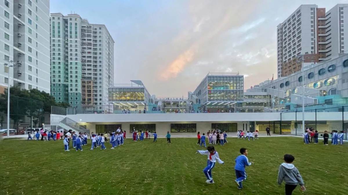 BIM建筑|学习层台—深圳福强小学 / 众建筑