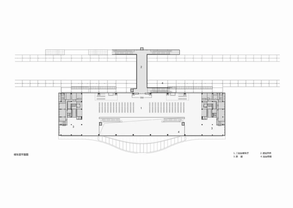 BIM建筑|新建沪渝蓉高铁武宜段——汉川东站 / 中南建筑设计院股份有限公司