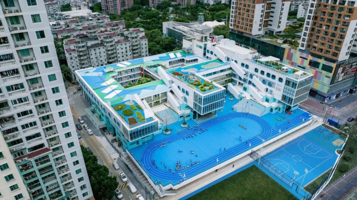 BIM建筑|学习层台—深圳福强小学 / 众建筑