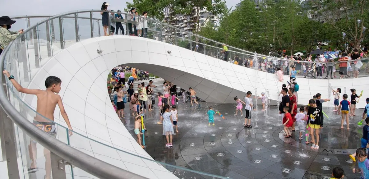 BIM建筑|景观设计：麓湖水线公园 / Lab D+H