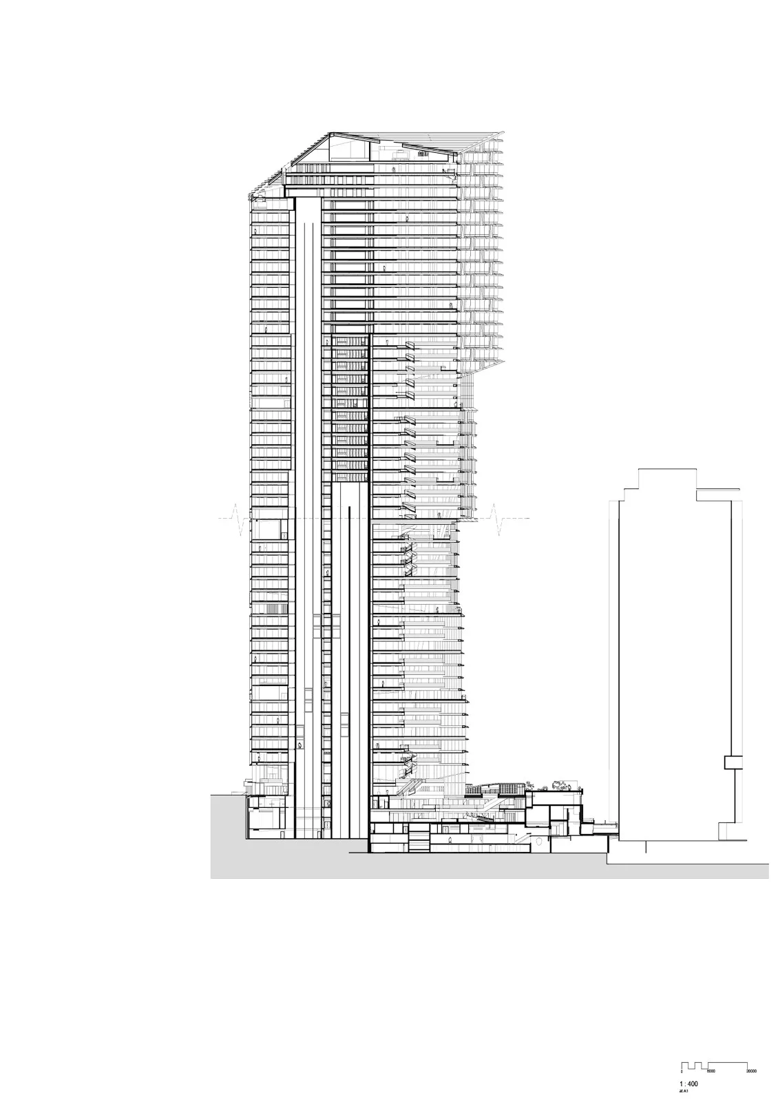 BIM建筑|首个塔楼改造 Quay Quarter，‘嫁接’新楼板 / 3XN