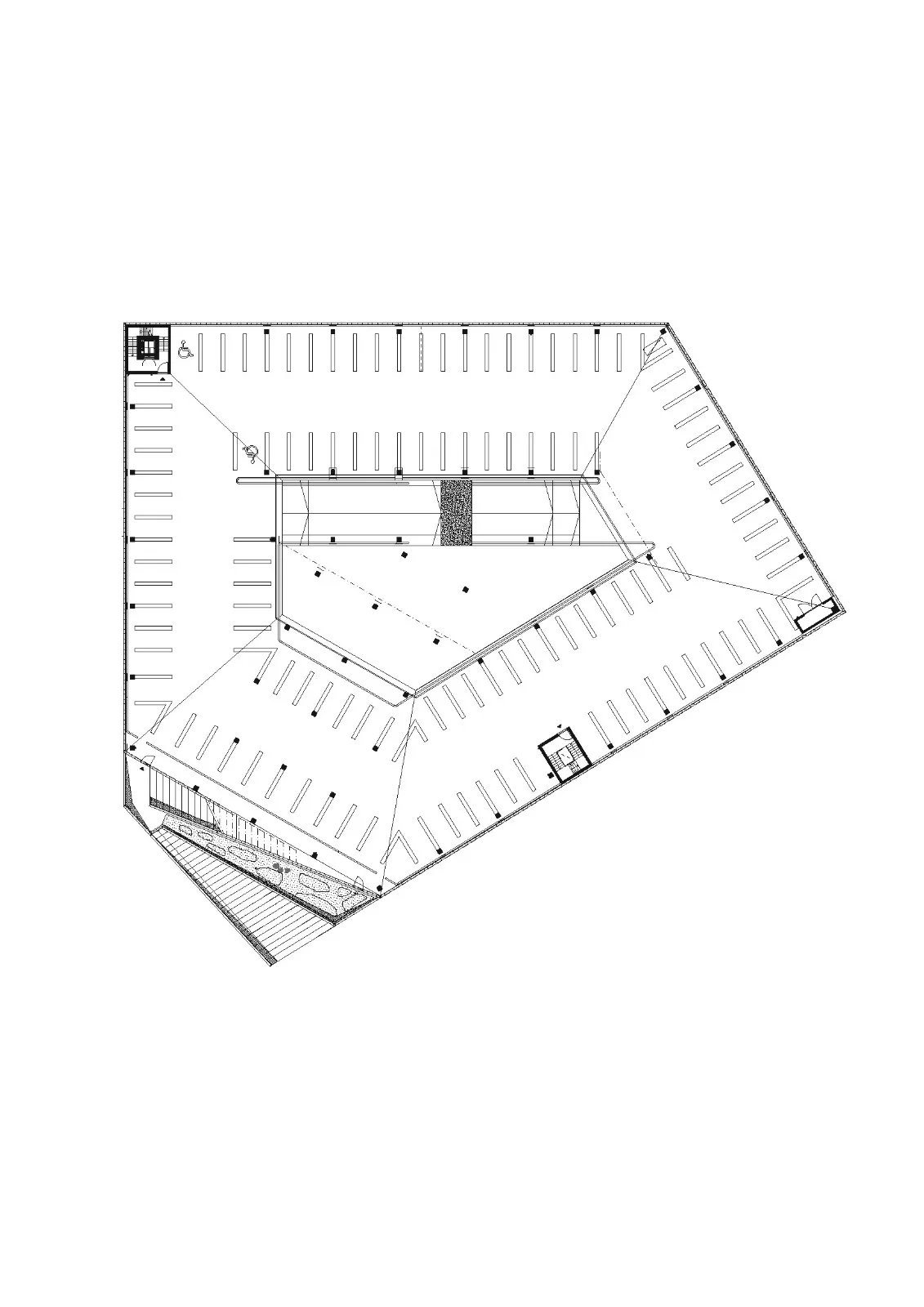 BIM建筑|梯田停车场 Saukonlaituri / ALA Architects