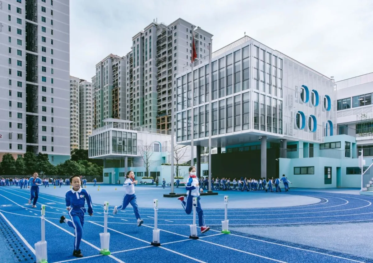BIM建筑|学习层台—深圳福强小学 / 众建筑