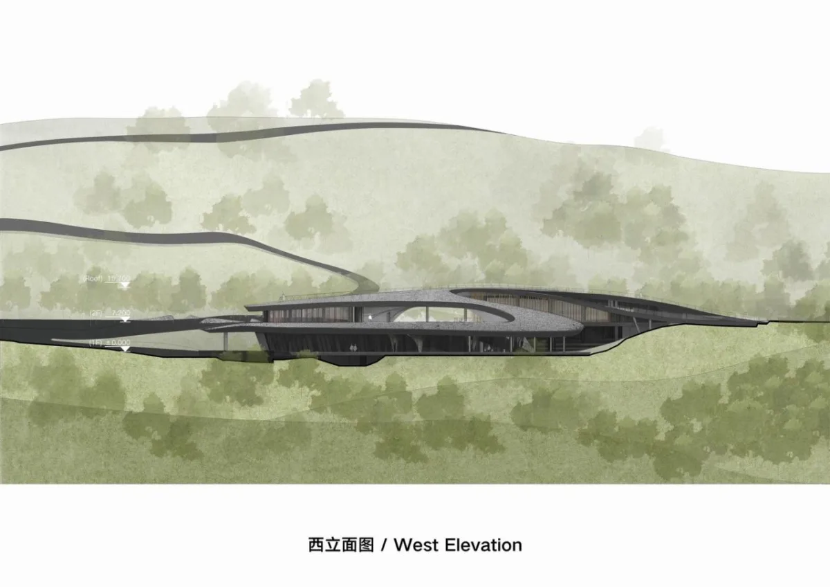 BIM建筑|龙泉山镜高空平台 / BUZZ建筑事务所