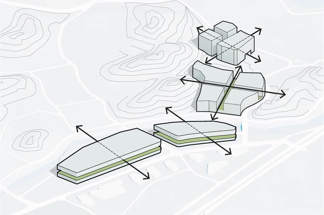 BIM建筑|以山水动脉形塑医校综合体：南方科技大学医学院及 南方科技大学附属医院 / 盖博建筑设计事务所