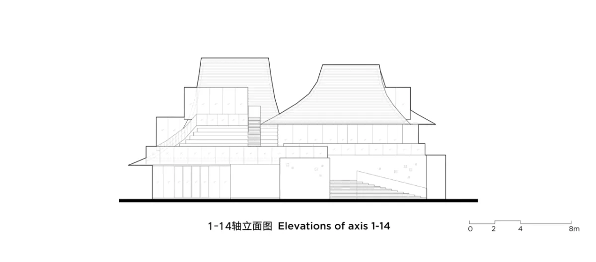 BIM建筑|光的中庭：泊心域社区邻里中心 / 孟凡浩-line+建筑事务所
