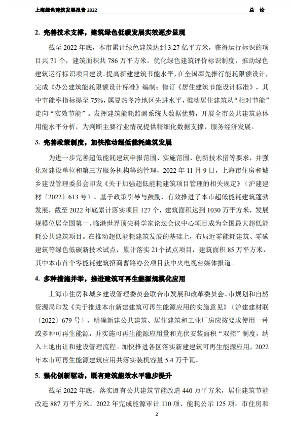 装配式政策|关于发布《上海绿色建筑发展报告（2022）》的通知