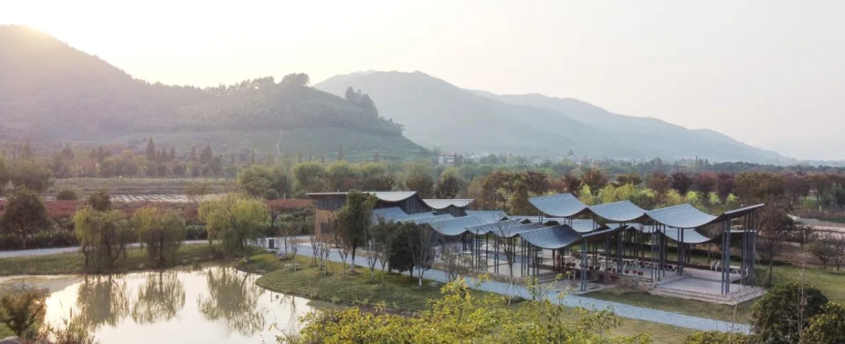 BIM建筑|径山花海帐亭 / 浙江农林大学园林设计院 + 杭州东维建筑