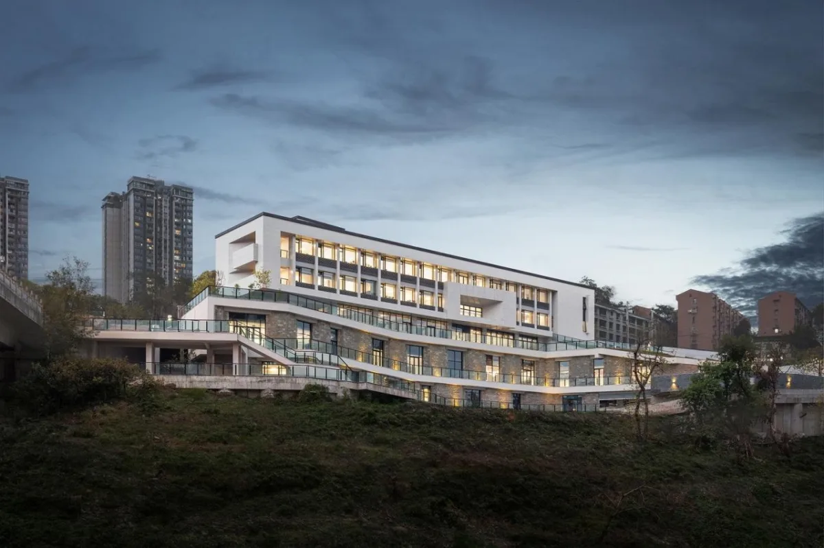BIM建筑|磁器口服务中心 / 重庆悦集建筑设计