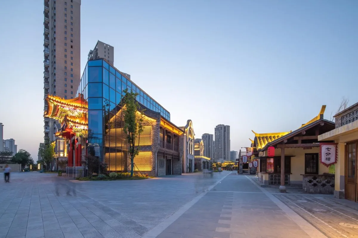 BIM建筑|古韵与新生，空间与群像：阜阳罍街 / 柏涛建筑