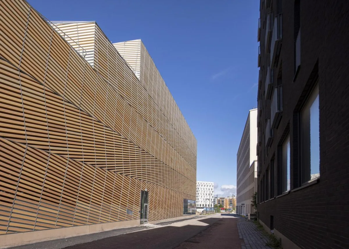 BIM建筑|梯田停车场 Saukonlaituri / ALA Architects