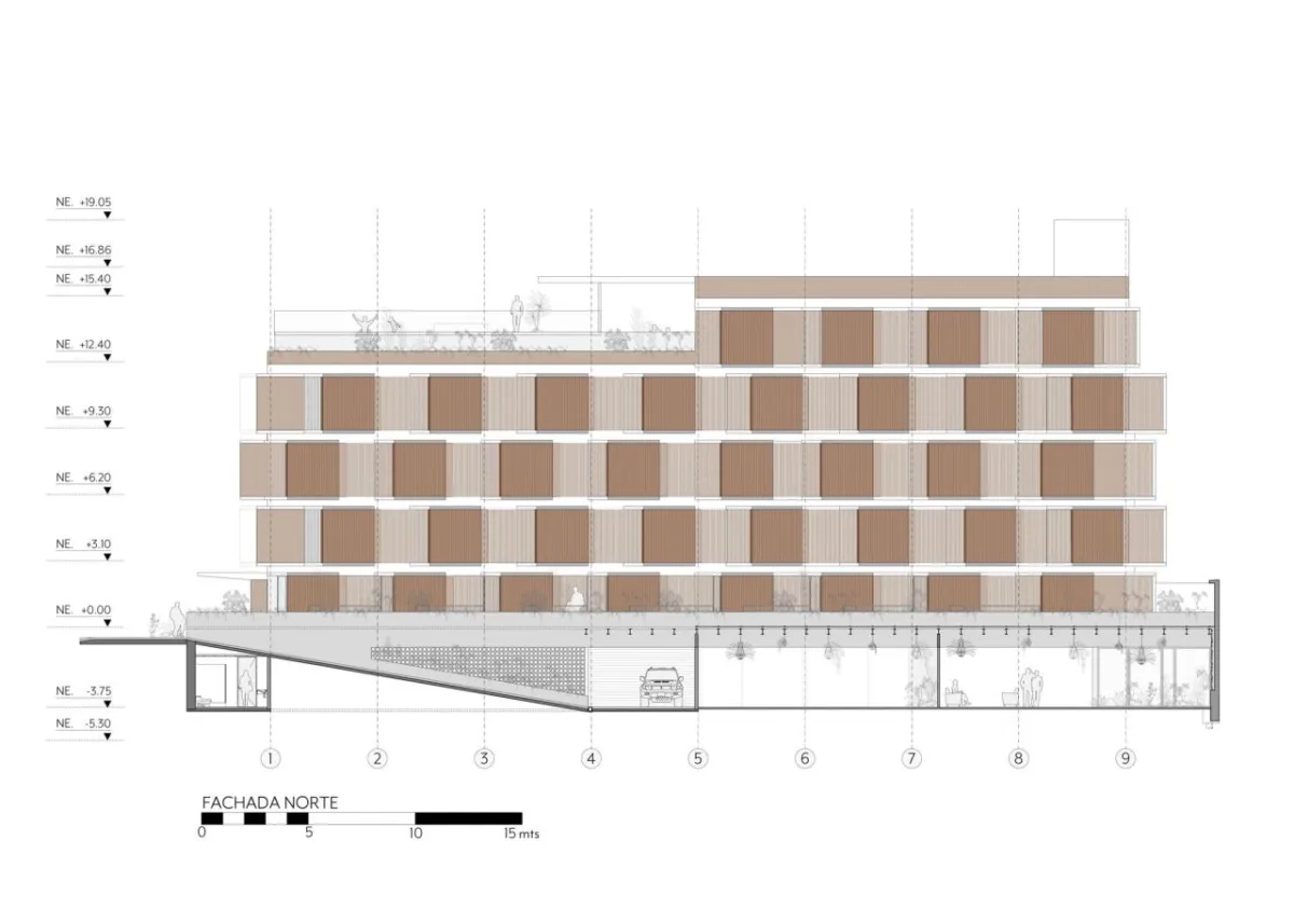 BIM建筑|BA’RA 酒店 / Plan:b arquitectos