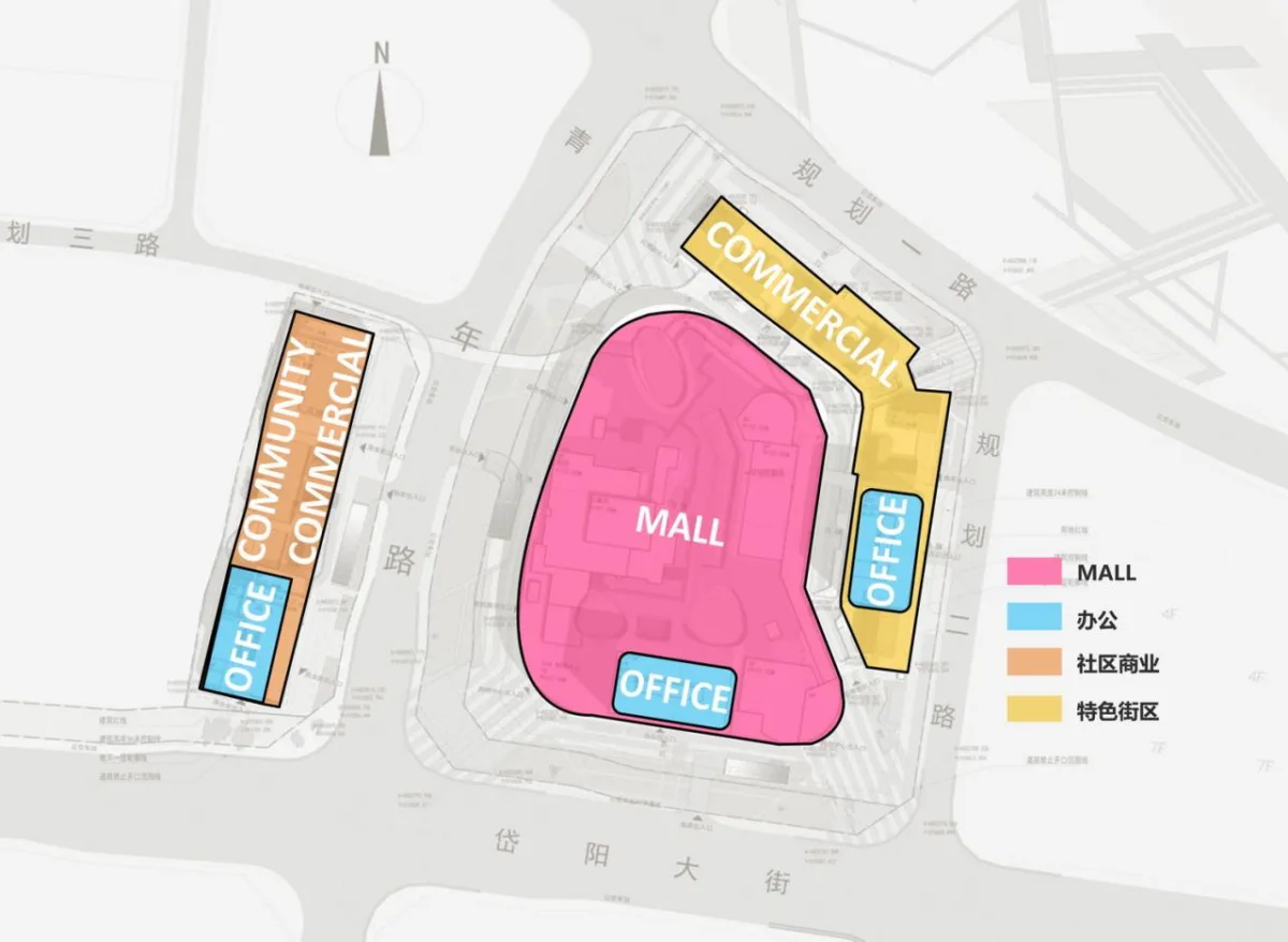 BIM建筑|山水之城·泰汶城市广场 / 简和建筑