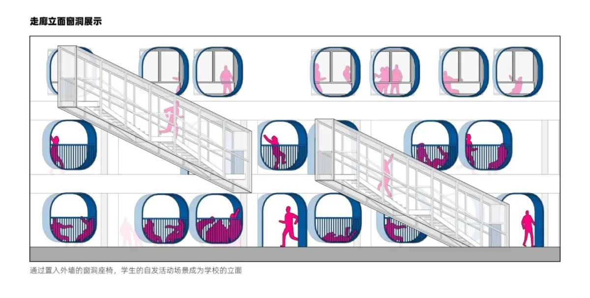 BIM建筑|学习层台—深圳福强小学 / 众建筑