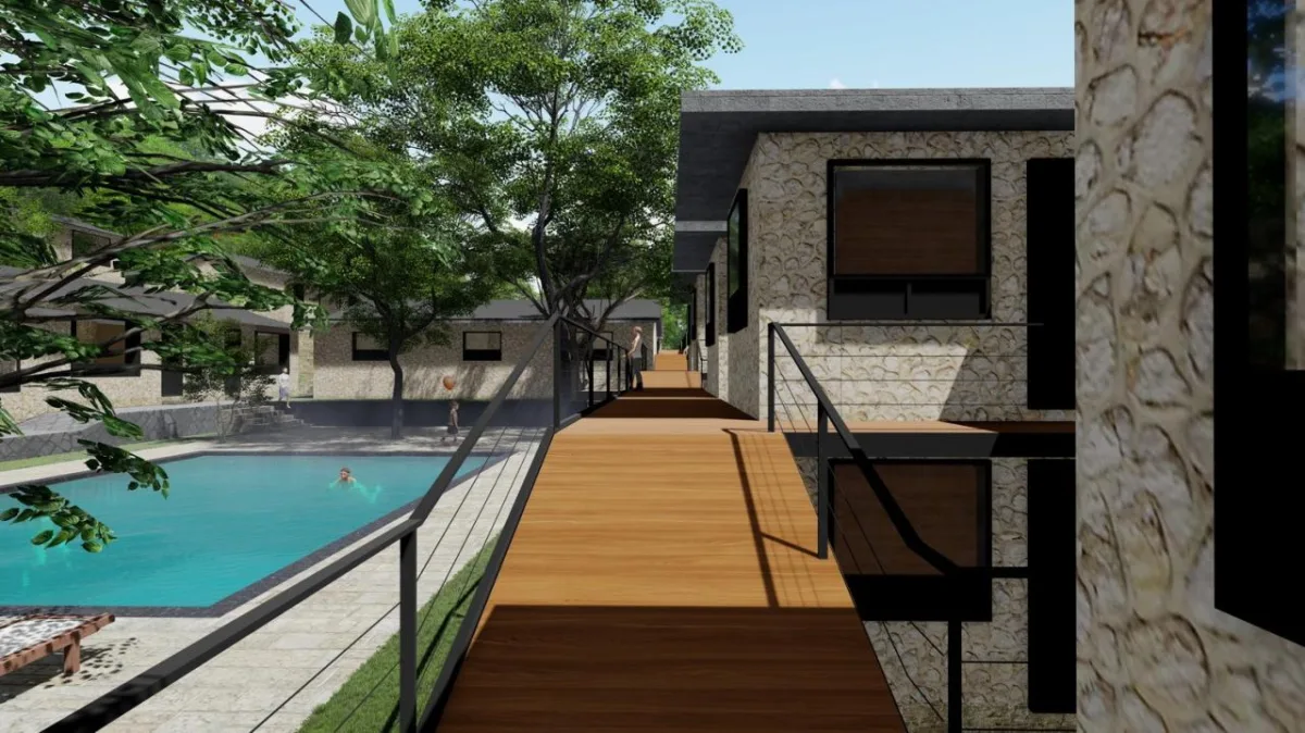 BIM建筑|瀑布下的诗意栖居:尧珈•瀑布村 /上海尧舜建筑设计有限公司