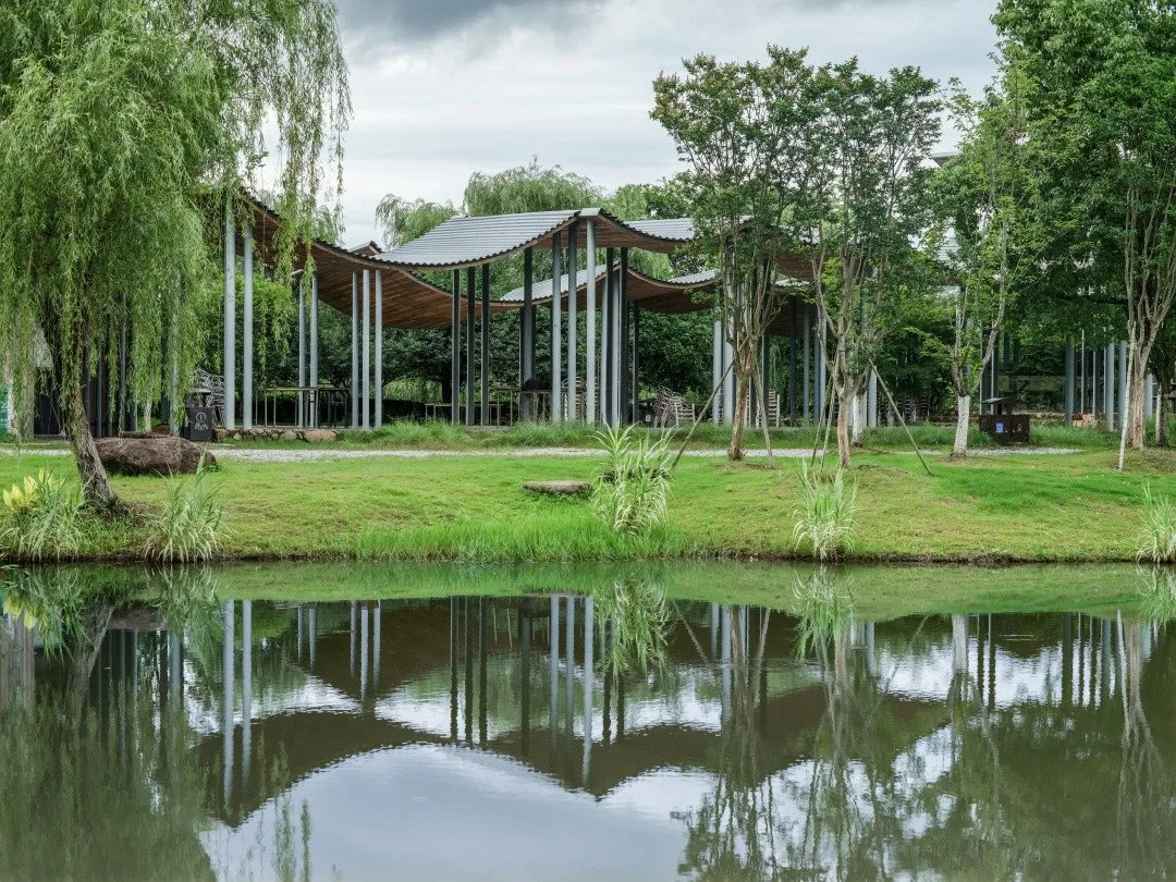 BIM建筑|径山花海帐亭 / 浙江农林大学园林设计院 + 杭州东维建筑