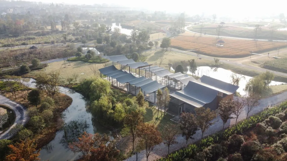 BIM建筑|径山花海帐亭 / 浙江农林大学园林设计院 + 杭州东维建筑