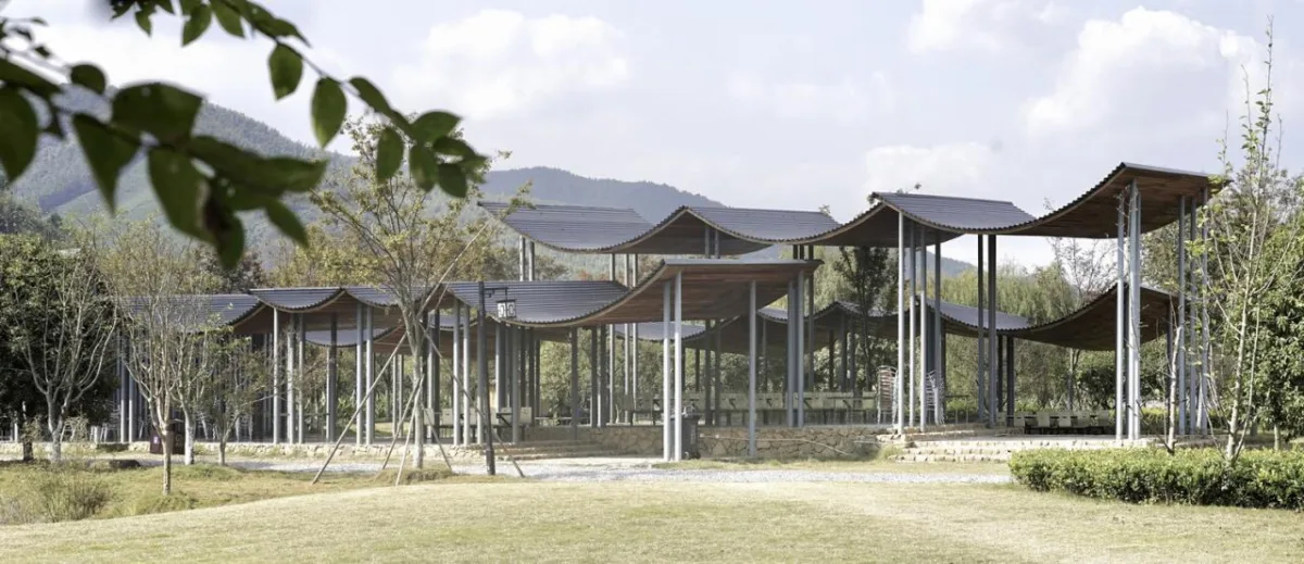 BIM建筑|径山花海帐亭 / 浙江农林大学园林设计院 + 杭州东维建筑