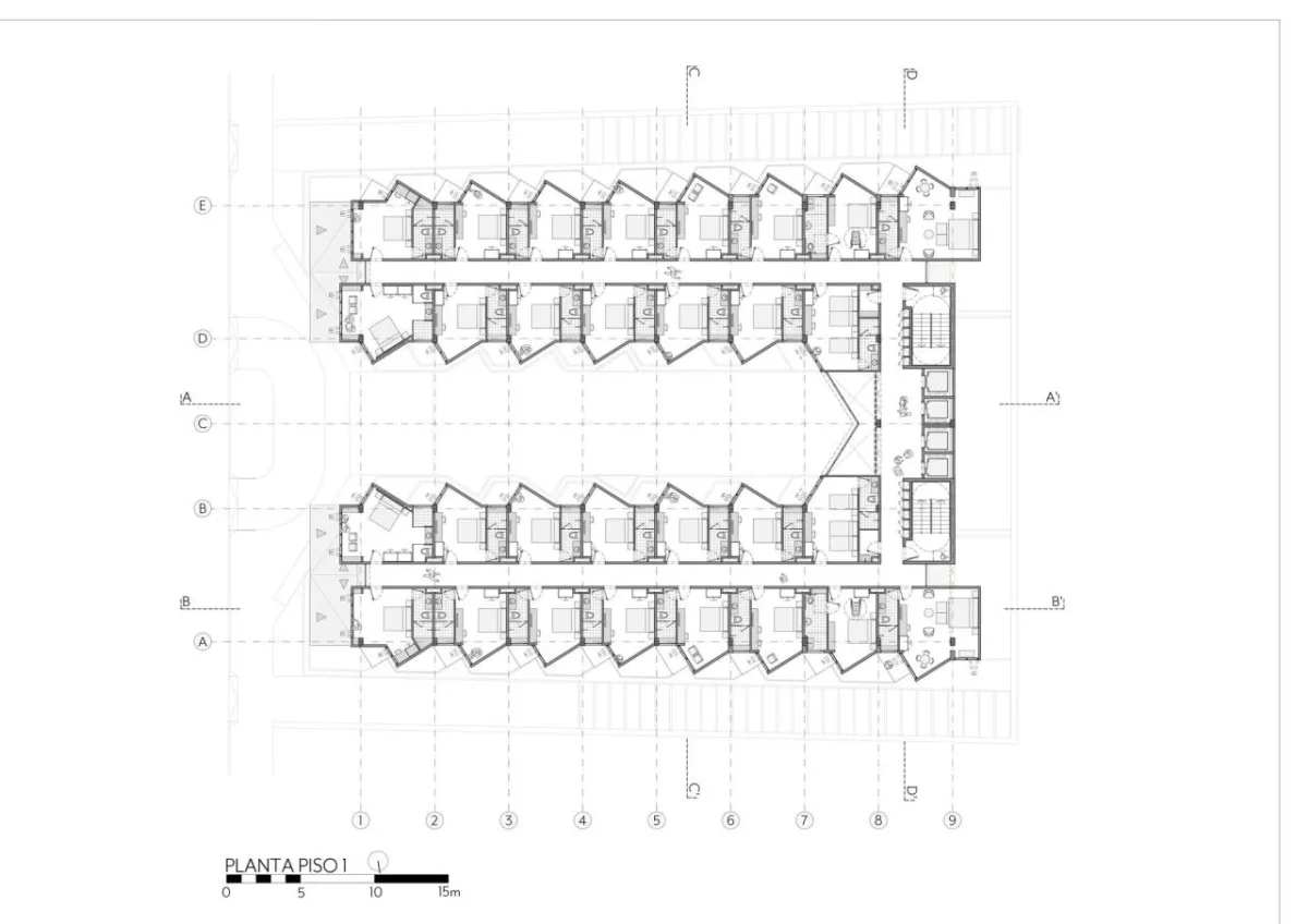 BIM建筑|BA’RA 酒店 / Plan:b arquitectos