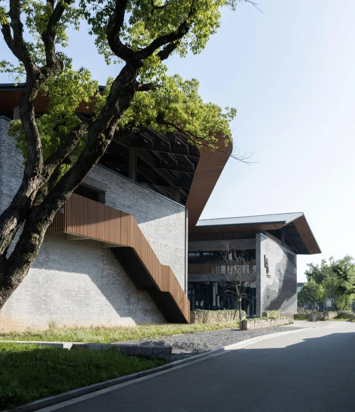 BIM建筑|台州路廊驿站 / 园舍建筑景观