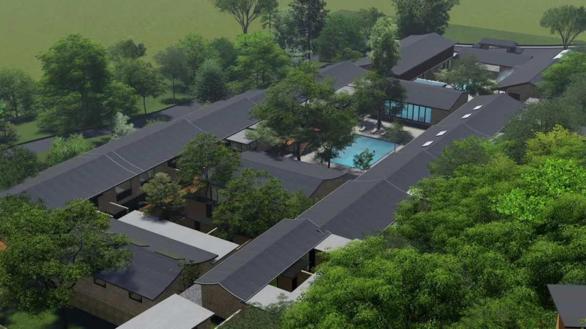 BIM建筑|瀑布下的诗意栖居:尧珈•瀑布村 /上海尧舜建筑设计有限公司
