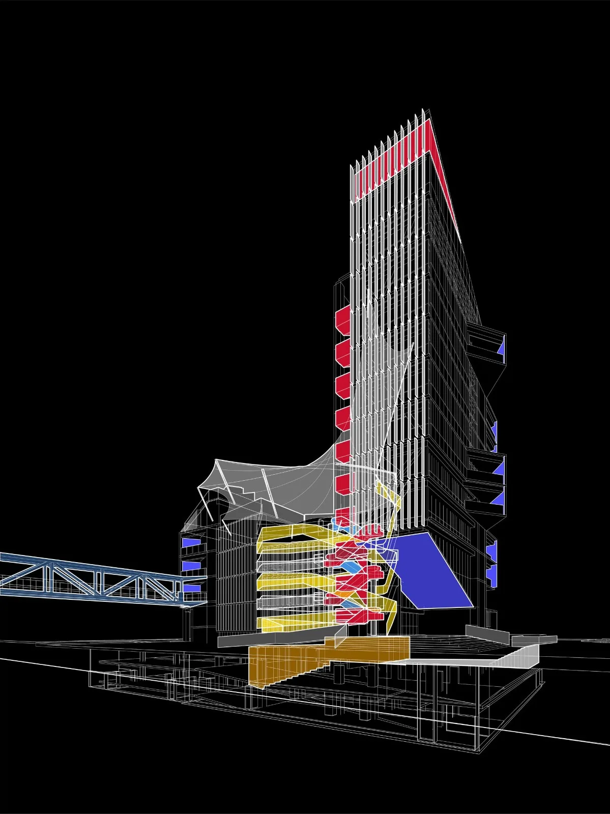 BIM建筑|楼梯漫步，圣地亚哥大学商业与经济学院 FAE / Marsino Arquitectura