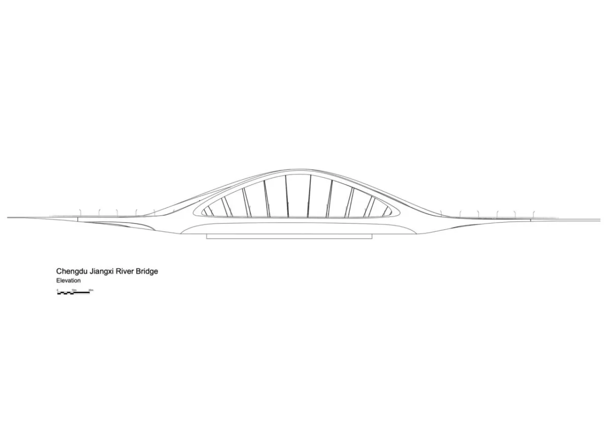BIM建筑|绛溪河桥 / 扎哈哈迪德建筑事务所