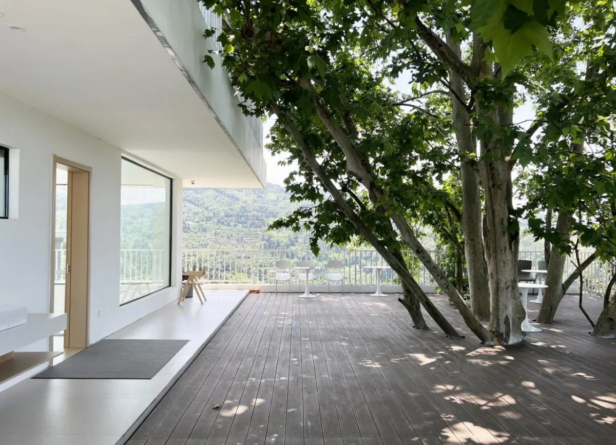 BIM建筑|云台阅野：漂浮在茶田上的民宿 / 岩川建筑设计