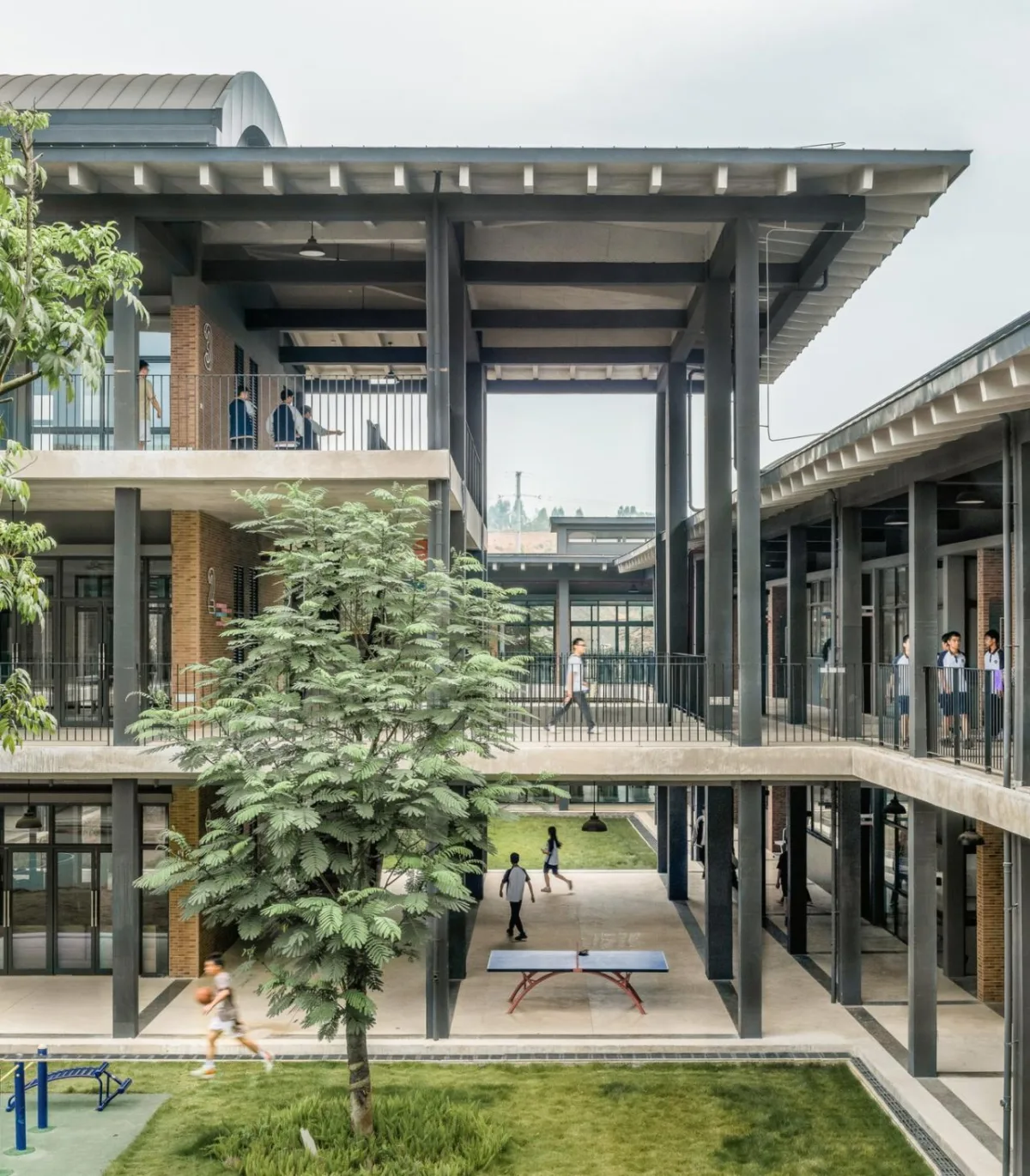 BIM建筑|乐知学校 / 大料建筑