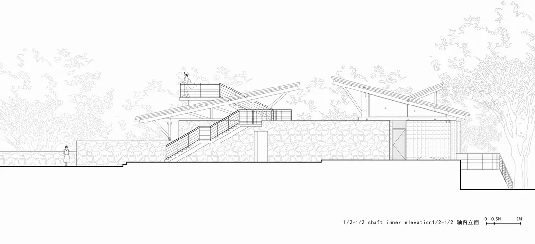 BIM建筑|留坝瓦窑沟多功能服务中心 / 尌林建筑设计事务所