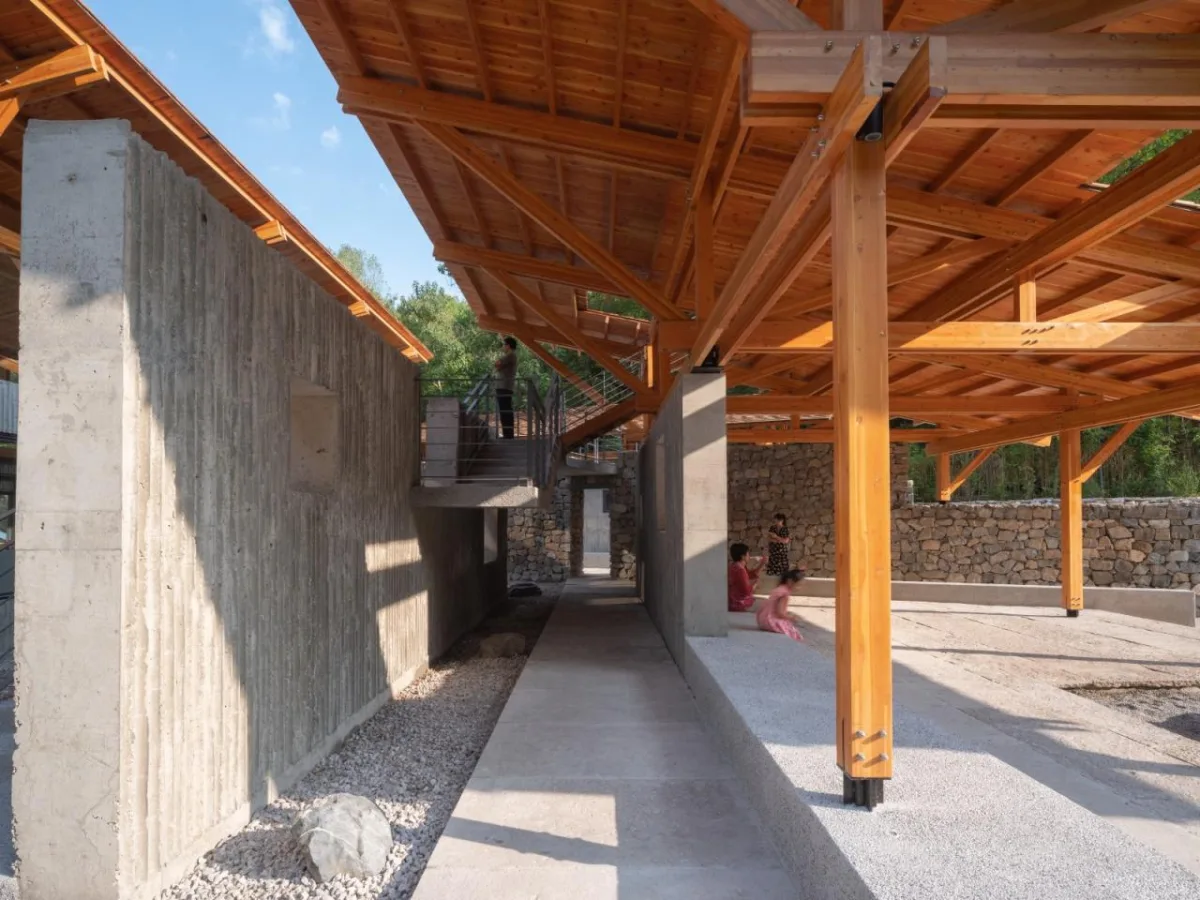 BIM建筑|留坝瓦窑沟多功能服务中心 / 尌林建筑设计事务所