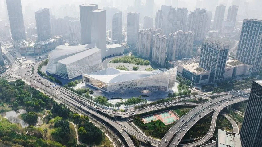 BIM建筑|MVRDV公布武汉图书馆“阶梯式图书平台”