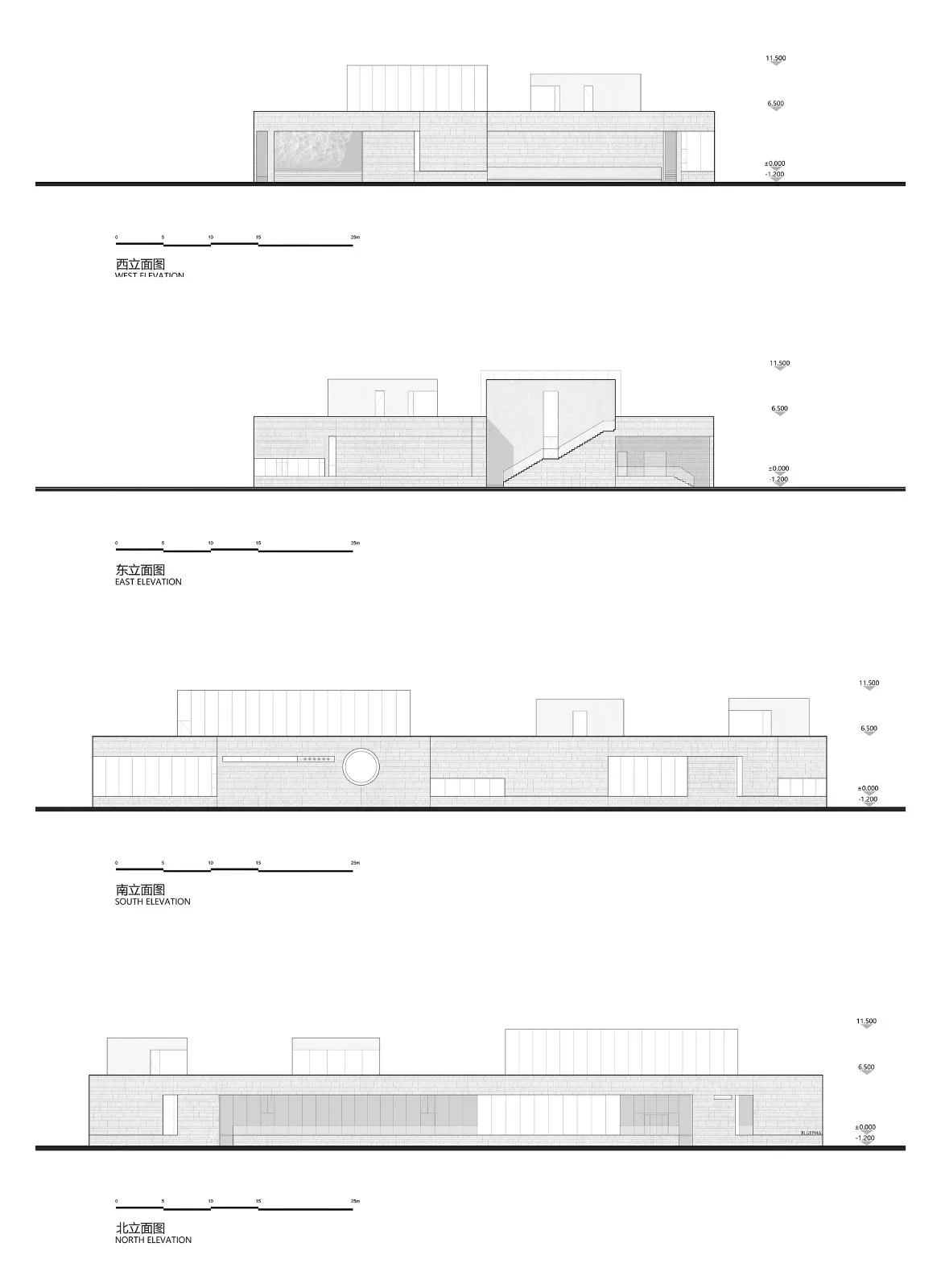 BIM建筑|蓝晶微生物 Bluepha BioFAB / 行之建筑