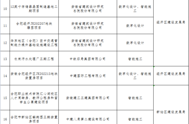 装配式政策|关于公布2023年合肥市智能建造试点工程项目的通知-BIM建筑网