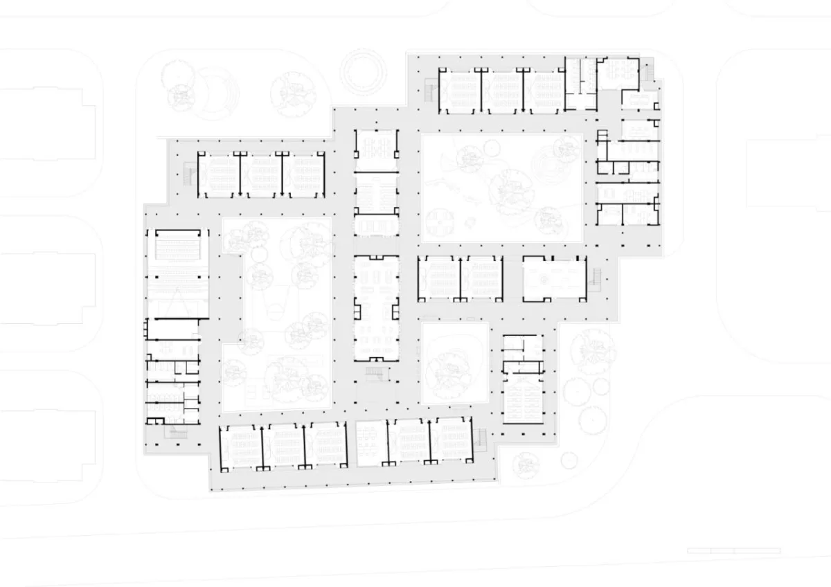 BIM建筑|乐知学校 / 大料建筑