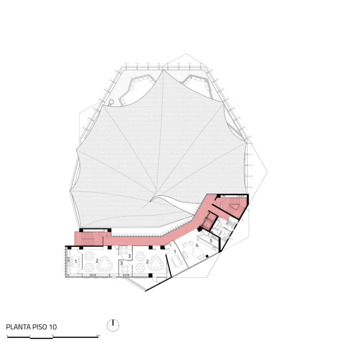 BIM建筑|楼梯漫步，圣地亚哥大学商业与经济学院 FAE / Marsino Arquitectura