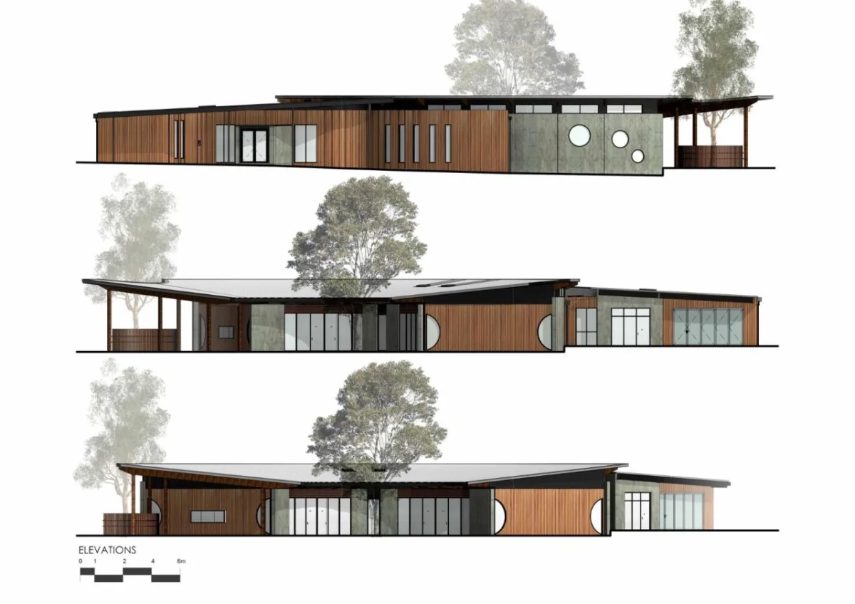 BIM建筑|抱树而建，Wellington 亲子中心 / AOA Christopher Peck