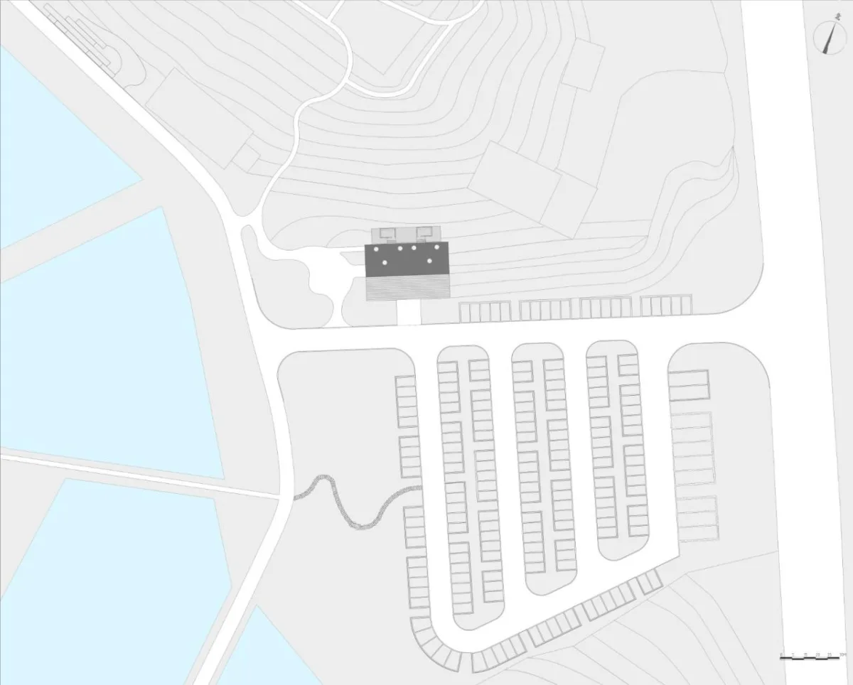 BIM建筑|竹影摇曳的无性别公共卫生间：安石卷厕 / 在行建筑