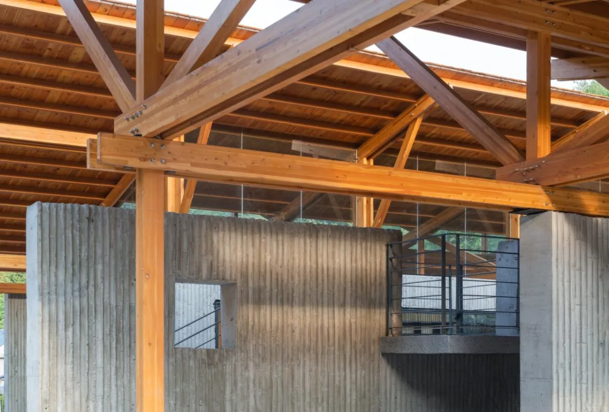 BIM建筑|留坝瓦窑沟多功能服务中心 / 尌林建筑设计事务所