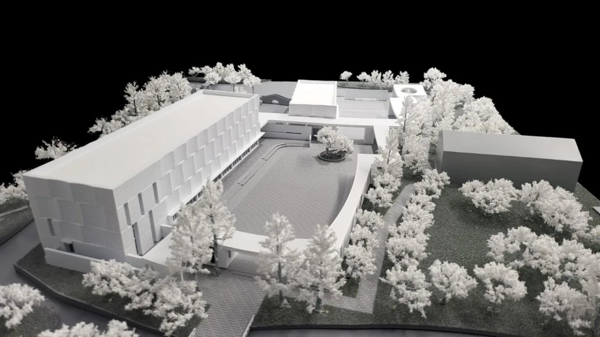 BIM建筑|桐乡市红色文化教育中心 / 清上造社