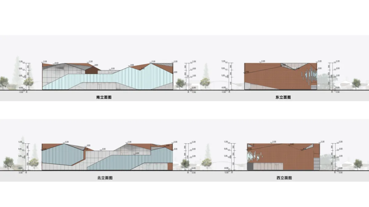 BIM建筑|雕琢乡村璞玉，静待尘尽光生：乡村振兴示范区项目展示中心 / 邹迎晞-袈蓝建筑
