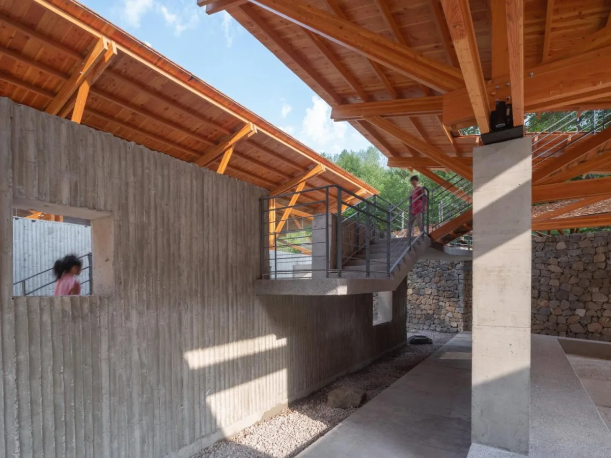 BIM建筑|留坝瓦窑沟多功能服务中心 / 尌林建筑设计事务所
