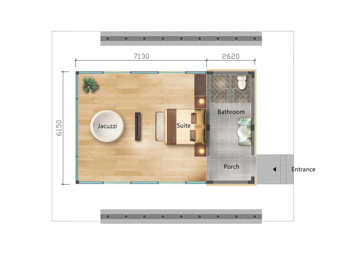 BIM建筑|勐巴拉可见泽栖帐篷酒店 / 捷仕建筑规划设计